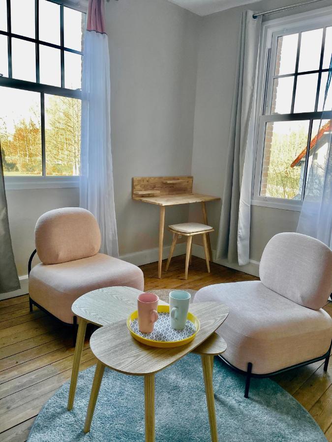 Aux Jolies Sources Bed and Breakfast Saint-Aubin-sur-Scie Exteriör bild